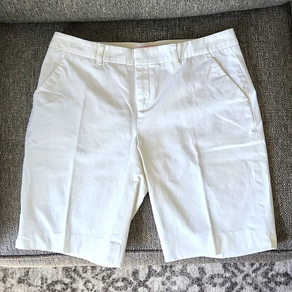 Lilly Pulitzer White Shorts - Size 8 - Picture 1 of 4